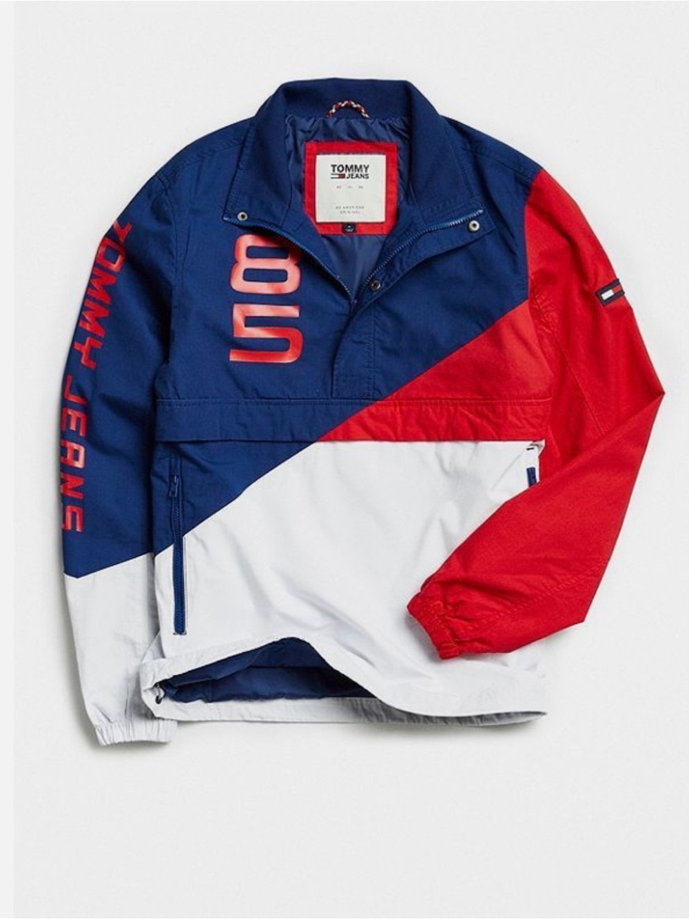 TOMMY HILFIGER 1985 MENS RETRO Anorak JACKET size Large Tommy jeans